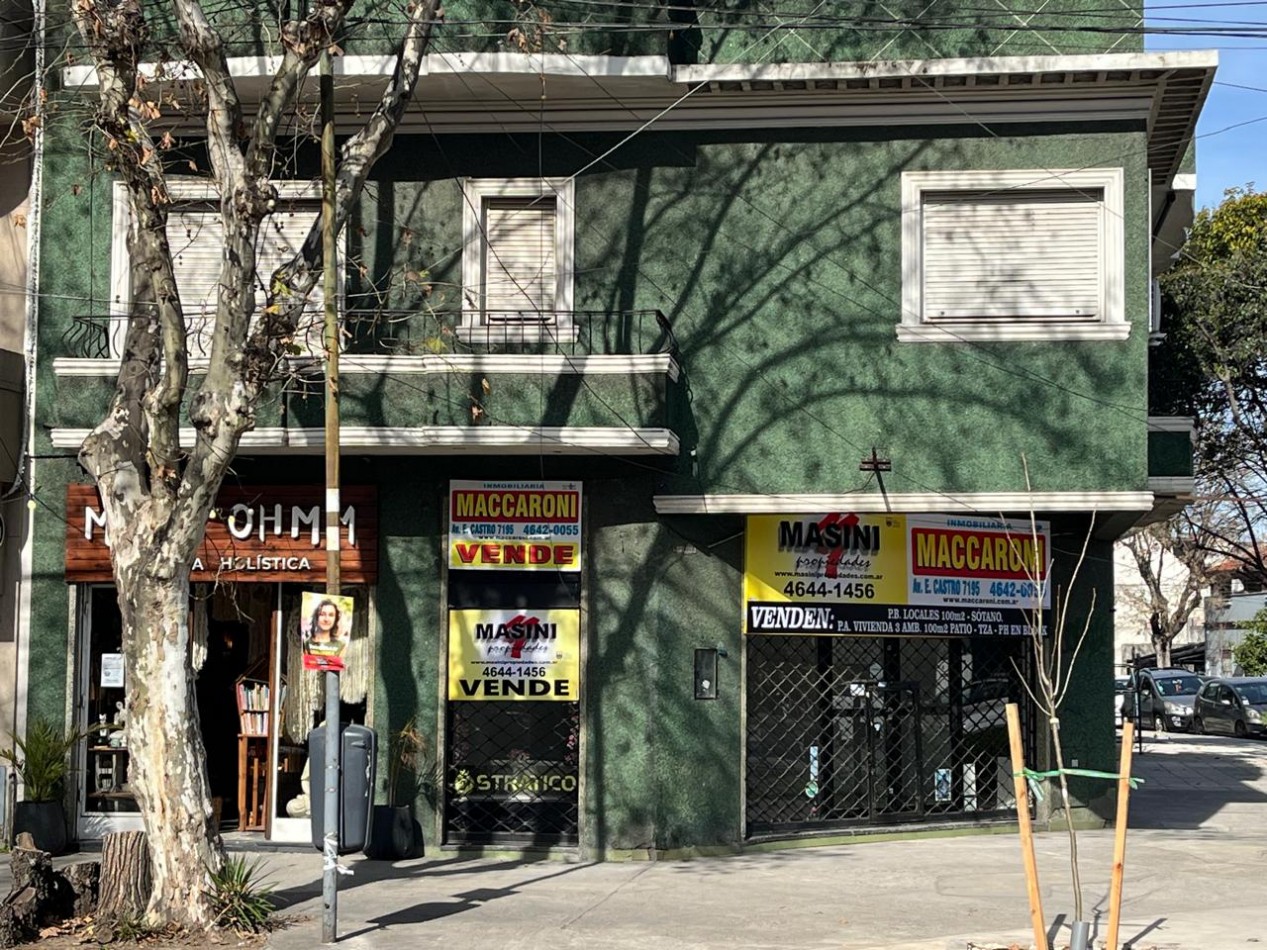 Avenida Emilio Castro 6900. Locales y vivienda.